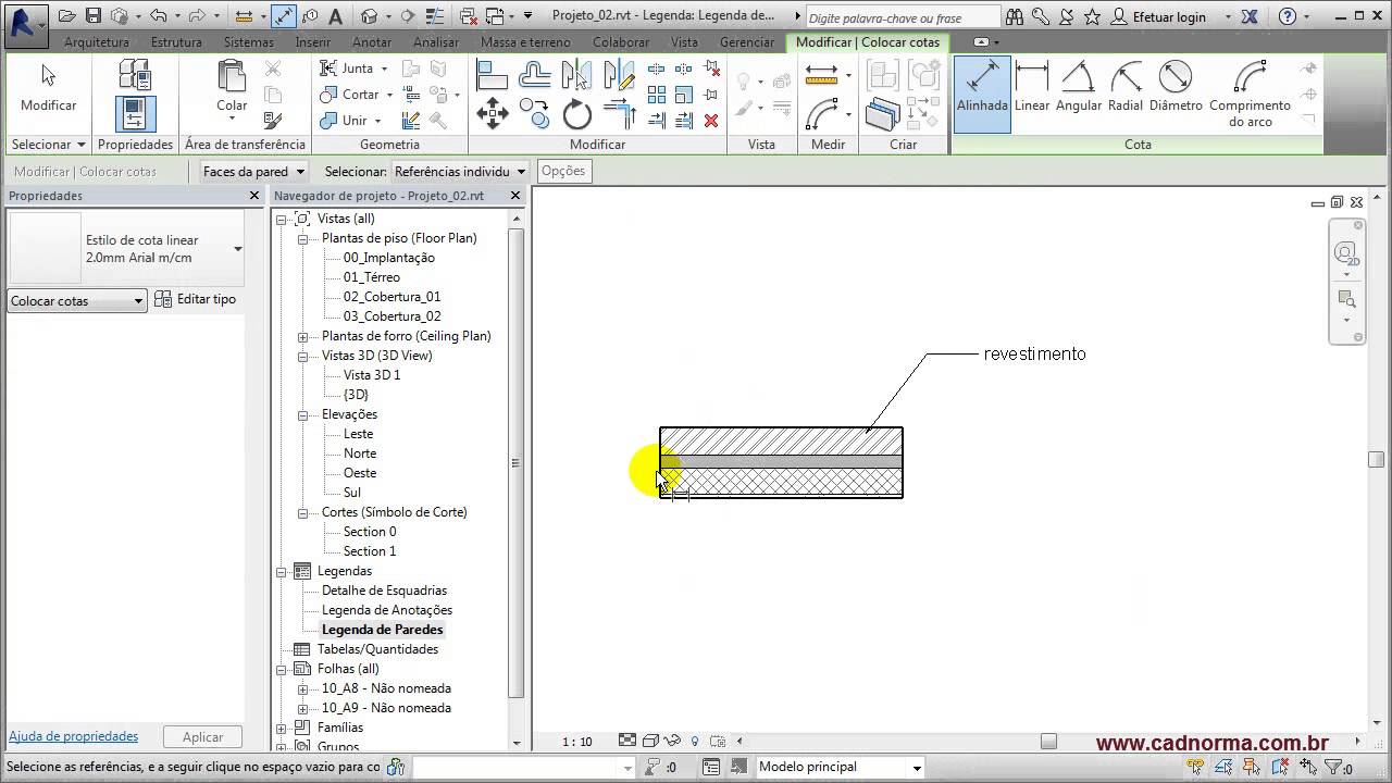 Revit III - F-21 - Legendas - Parte II