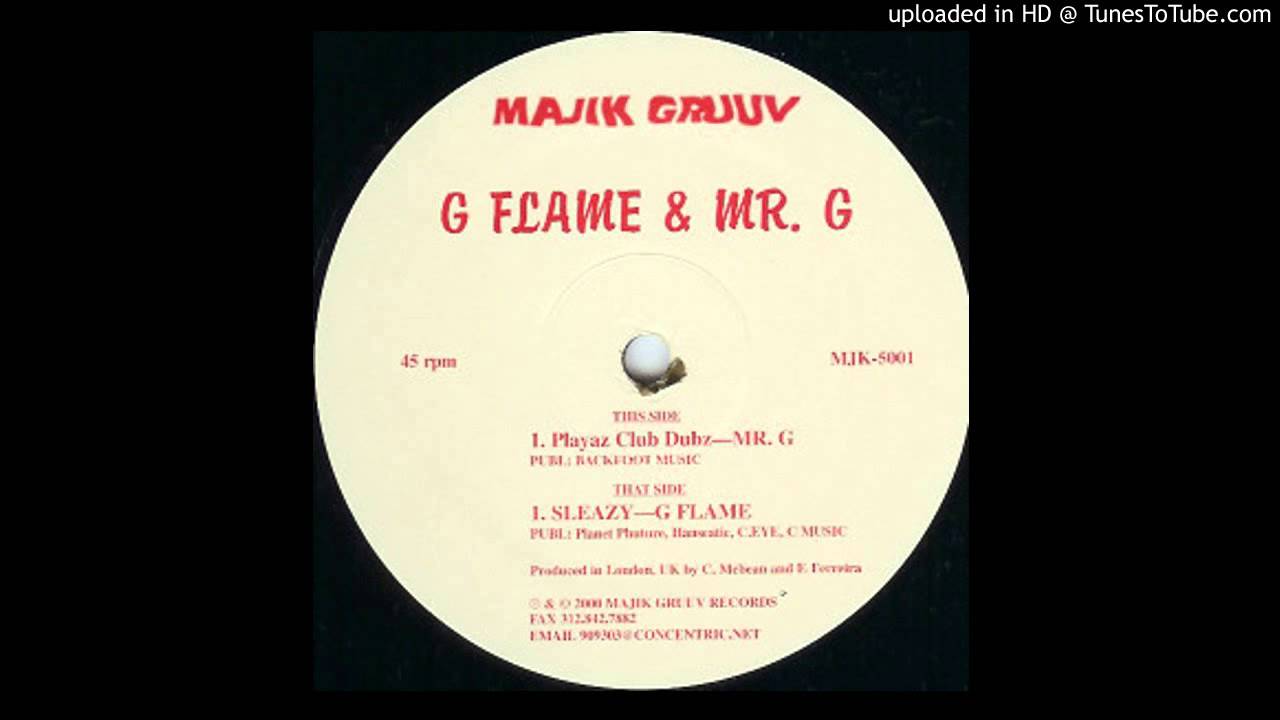 Mr. G  - Playaz Club Dubz