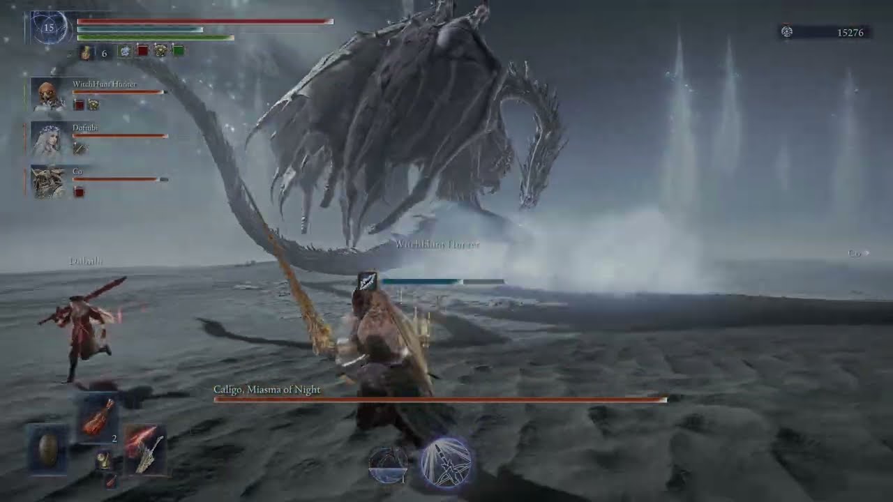 Nightreign Seamless Co-op 4 players vs Everdark Caligo (depth 5)