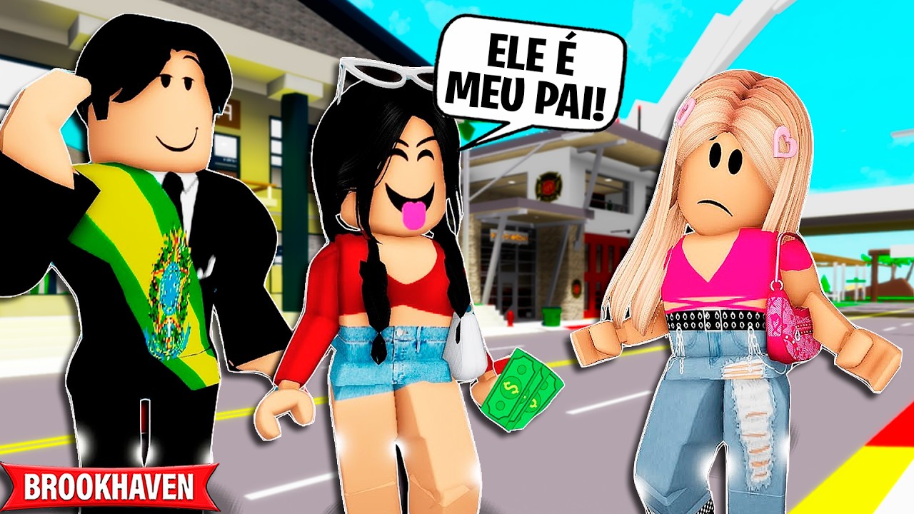 A MENINA SE ACHAVA POR SER FILHA DO PREFEITO | Historinhas Brookhaven 🏡rp
