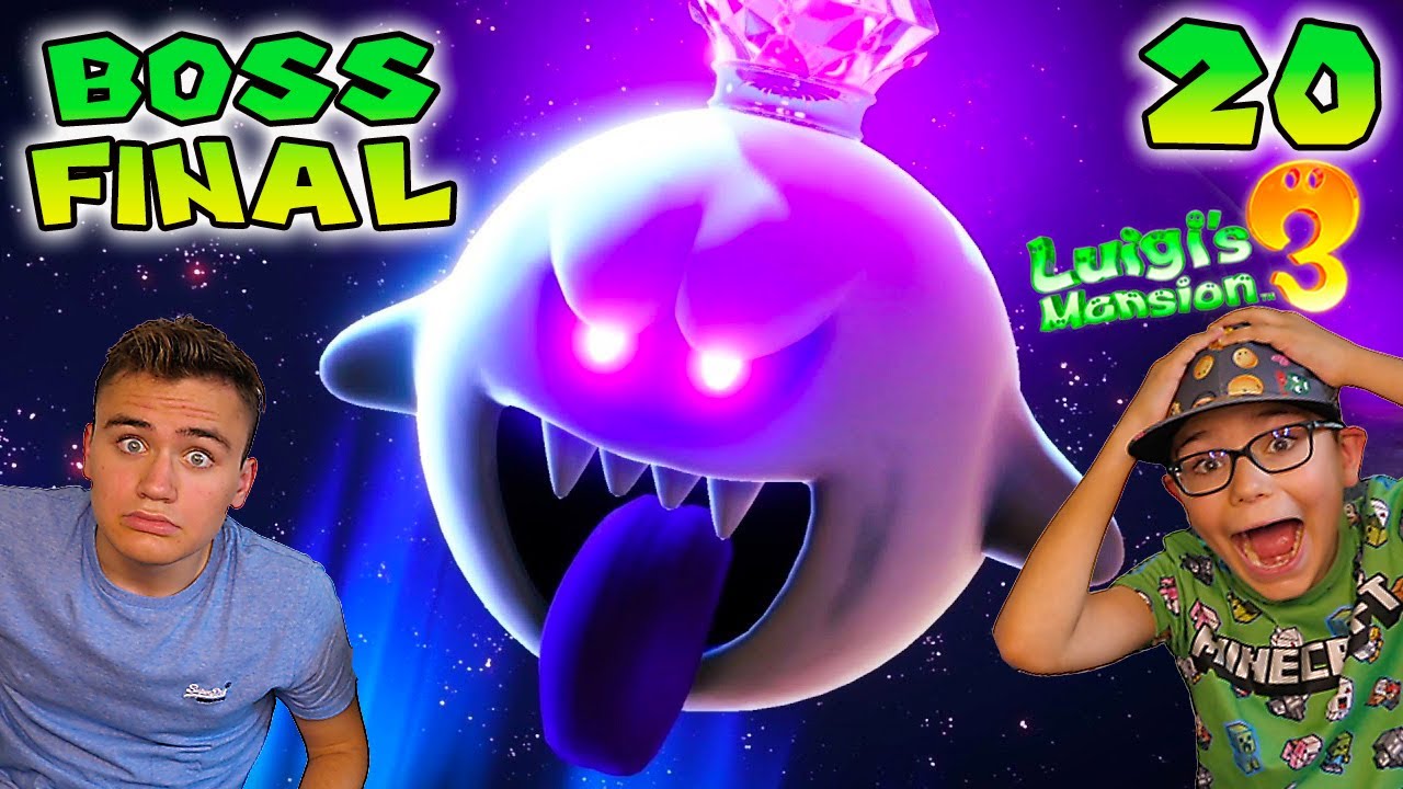 Le Combat Final avec le Roi BOO !!! (King Boo Final Boss Fight ) - LUIGI'S MANSION 3 Part 20