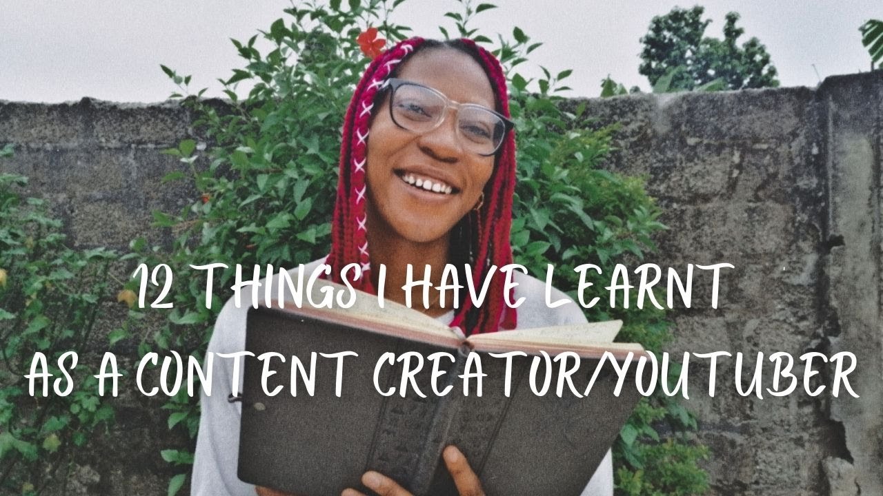12 things I have learnt in my one year as a content creator (YouTuber)