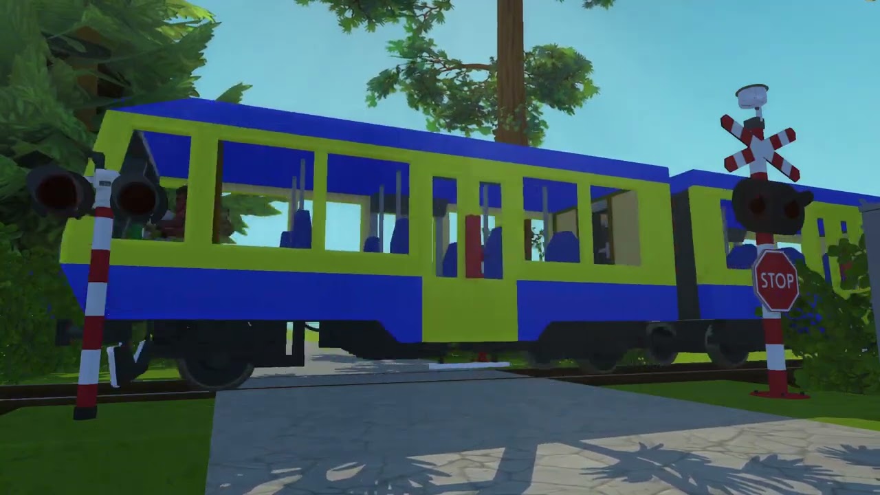 Przejazd kolejowy Mazowszaniów ul. Kolejowa Scrap mechanic