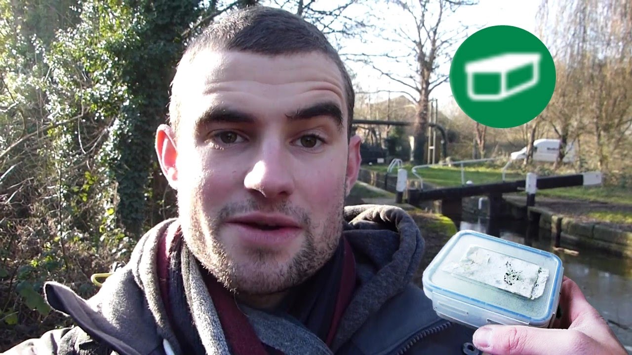 Geocaching - Small, Quick Geocache by the Canal