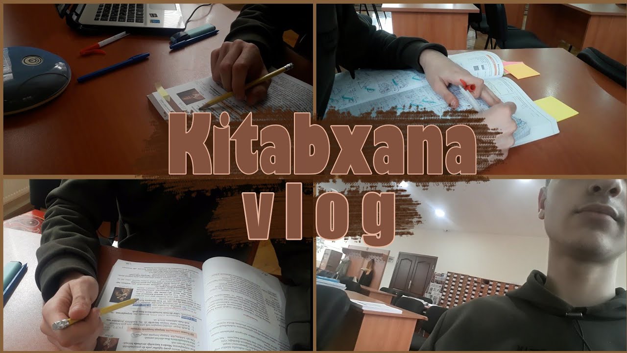 Kitabxanada dərs vlogu | 3 saatlıq ders rutinim / imtahana hazırlıq ~ studywithcml