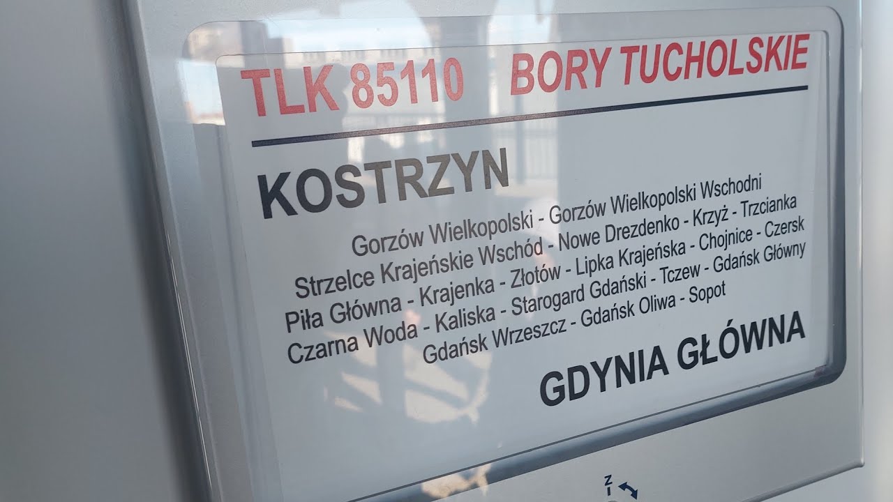 M&oacute;j  przejazd  przez estakadę kol. Gorzowską poc. TLK Bory Tucholskie  relacji  Kostrzyn-Gdynia Gł .