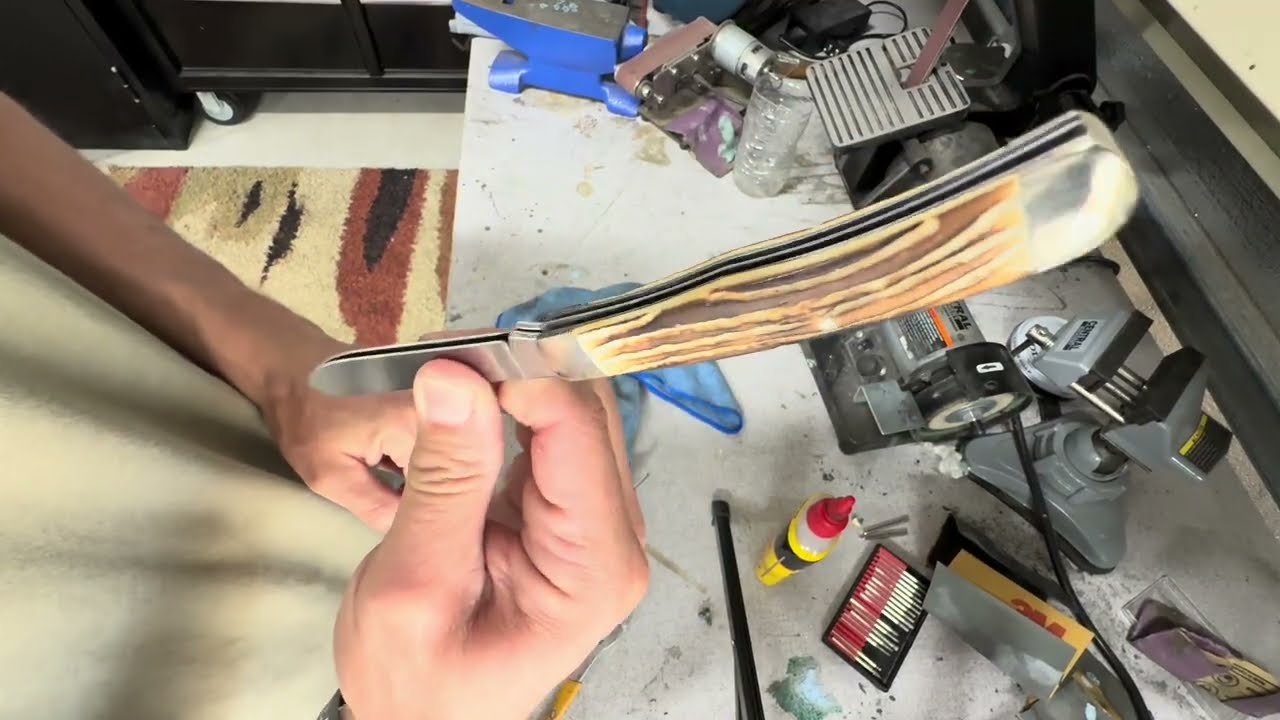 Knife Makeover Gone Wild: Marshmallow Trapper Transformation! #modified #knifelife #storiesandsteel 