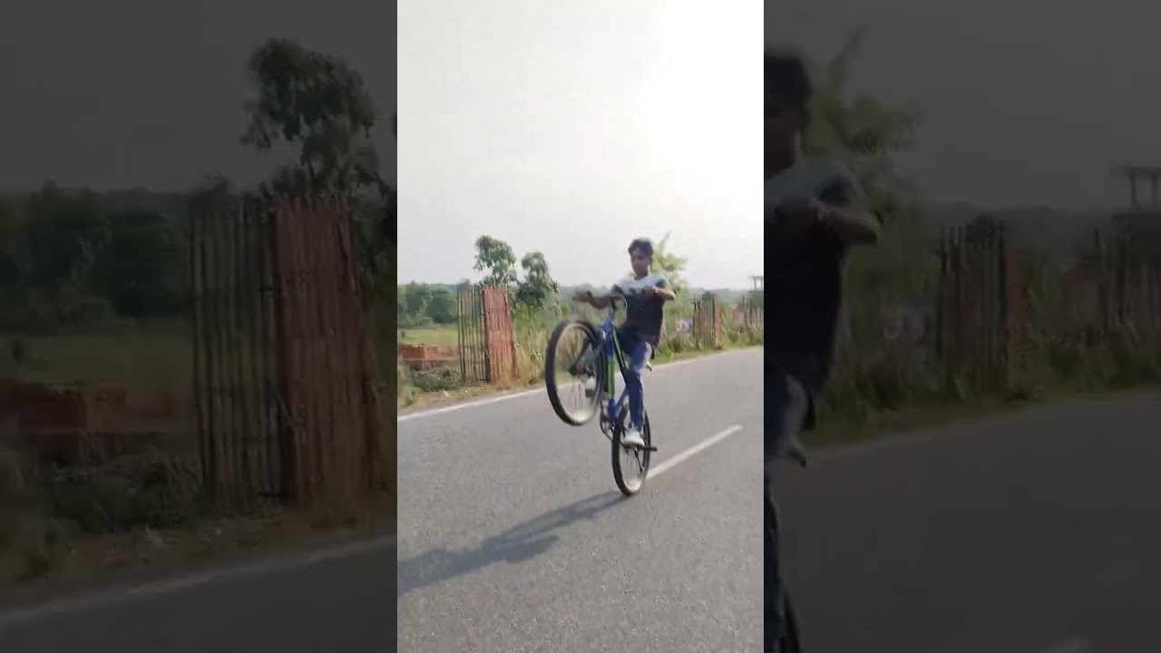 Jay shree Ram cycle wheelie like and subscribe 
