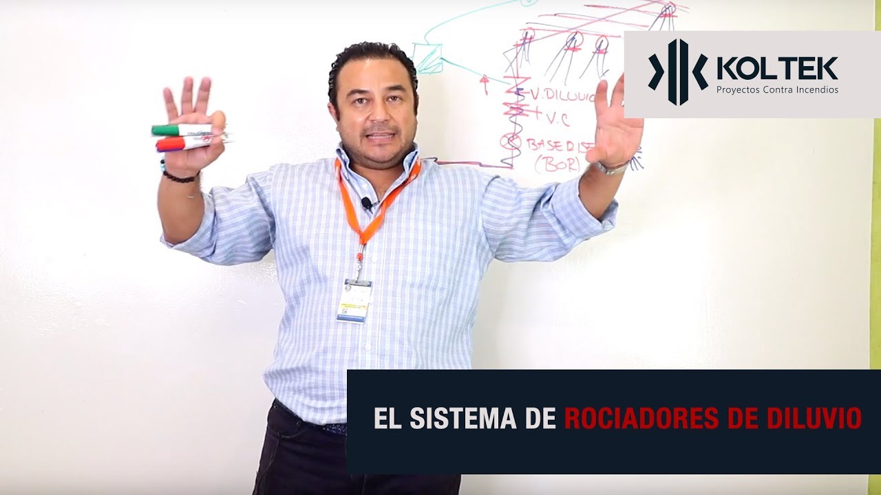 El sistema de rociadores de diluvio