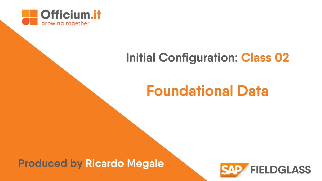SAP Fieldglass – Class 02 | Initial Configuration: Foundational Data | By Ricardo Megale