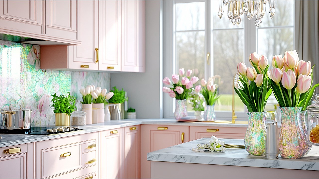 12 Luxurious Elegant Kitchen Decor Ideas for Glamorous Spring Vibes