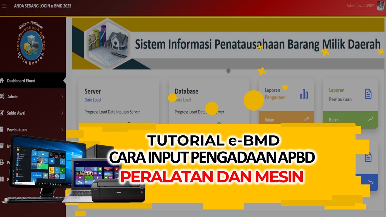 Tutorial e-BMD : Input Pengadaan APBD Peralatan dan Mesin dengan Bentuk Kontrak SPK