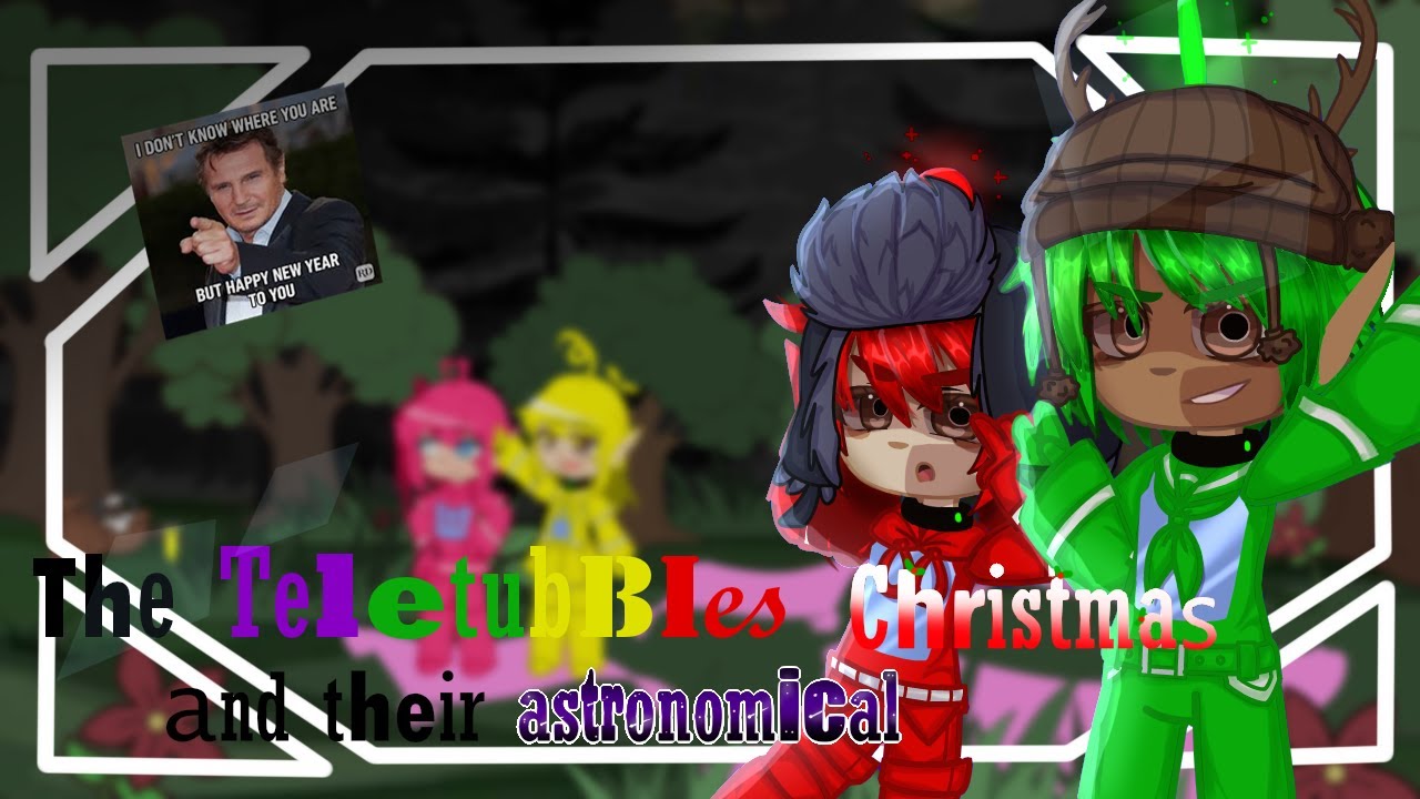 The Teletubbies and their (late) astronomical Christmas! || 🥀Tele/slendytubbies🥀 || ⚠Warning AU⚠