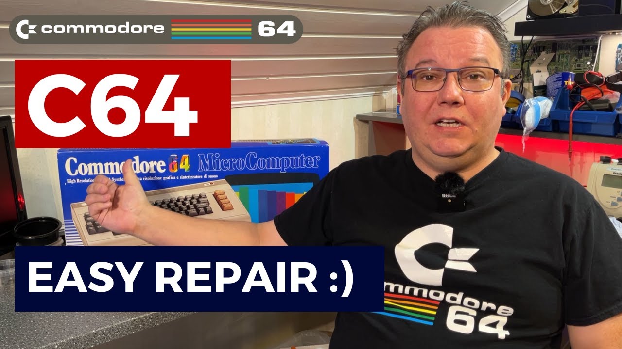 Very easy Commodore 64 black screen repair #comMAYdore