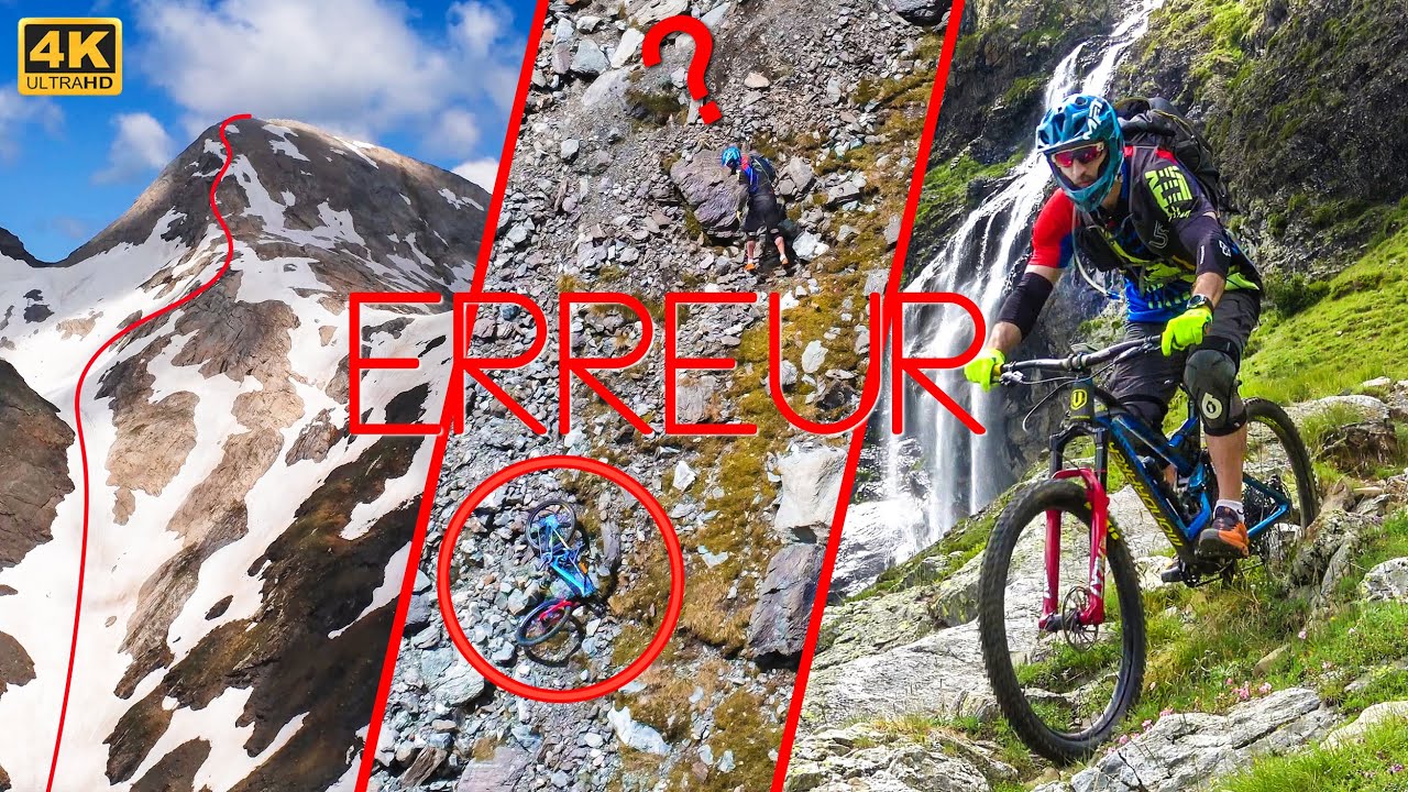 Ligne VTT de fou... mais énorme erreur !