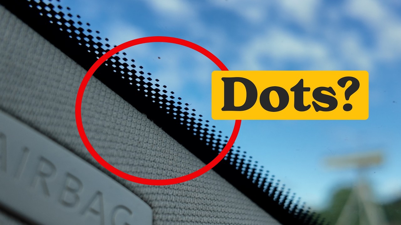 Why Car Windows Have These Black Dots?