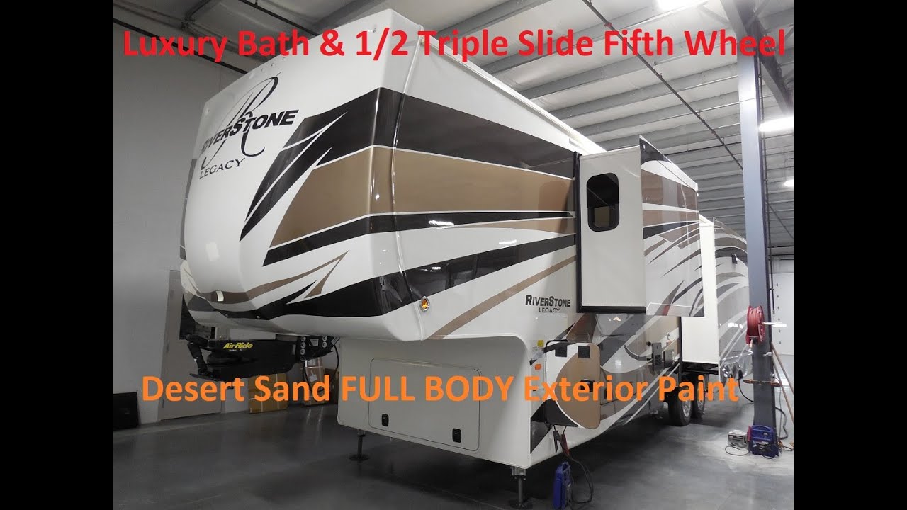 Luxury Bath & a Half Fifth Wheel Riverstone Legacy 38fb2 Forestriver @ Couch's RV Nation a RV Review