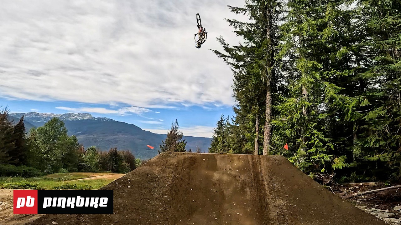 10-Year-Old Goes HUGE at the Whistler Bike Park