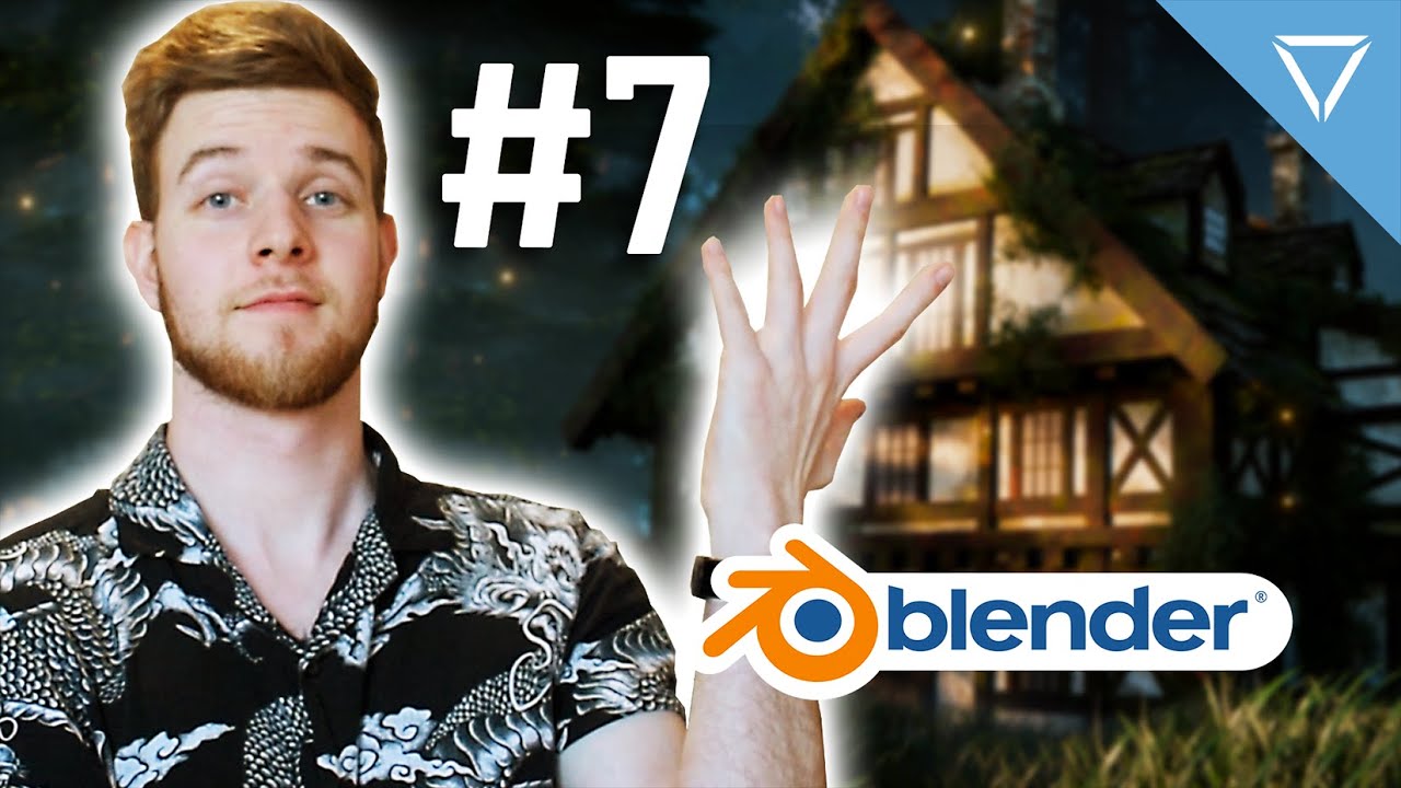 Освещение и композиция в Blender! [Заброшенный дом, часть 7]