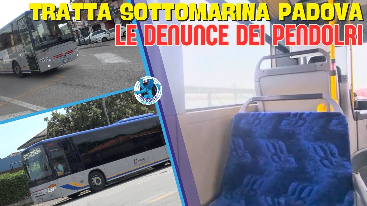 TRATTA SOTTOMARINA PADOVA: LE DENUNCE DEI PENDOLARI SUL SERVIZIO BUSITALIA