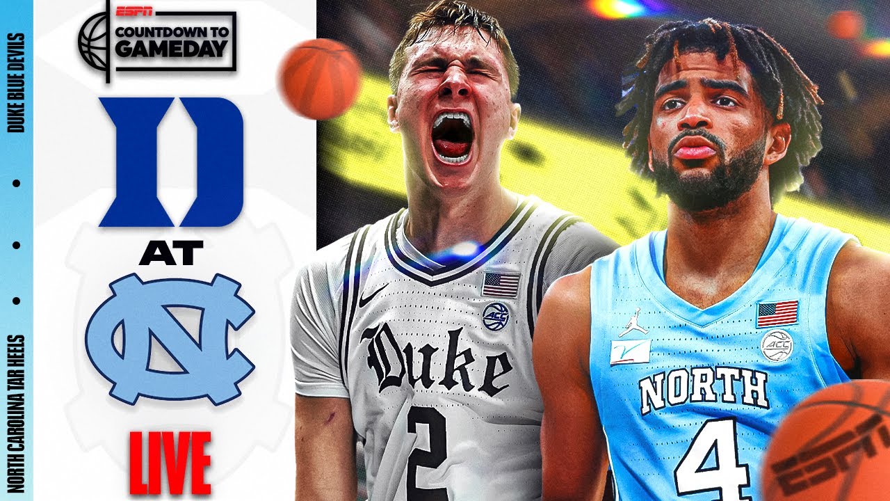 🚨 GAMEDAY IN CHAPEL HILL: Duke vs UNC + Will Cooper Flagg return next year? | Countdown to GameDay 🏀