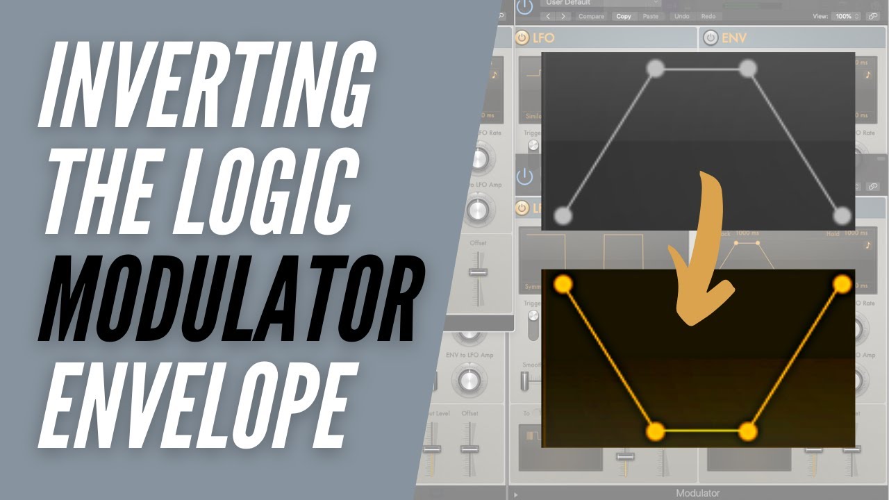 How to Invert & Split MIDI FX Control Signals [Modulator Envelope] // Logic X