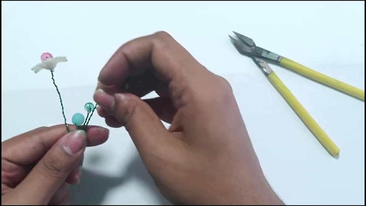 DIY How To Make Handmade Beads Flower Bouquet