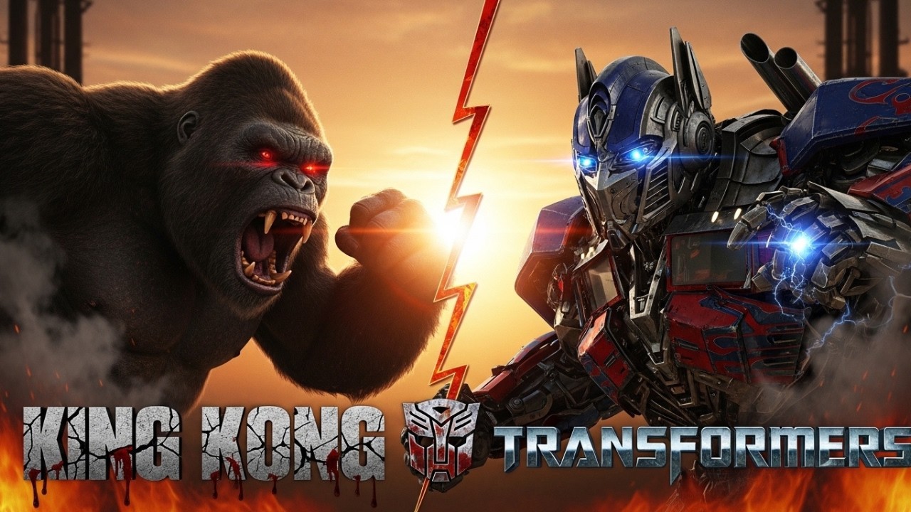 KING KONG vs TRANSFORMERS | Battle for Earth’s Soul in the Volcanic Wastes – One Punch to End a War!