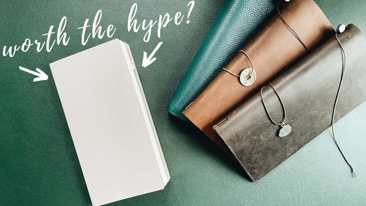 STERLING INK - Gilded edge Notebook - Travelers notebook size - First impressions