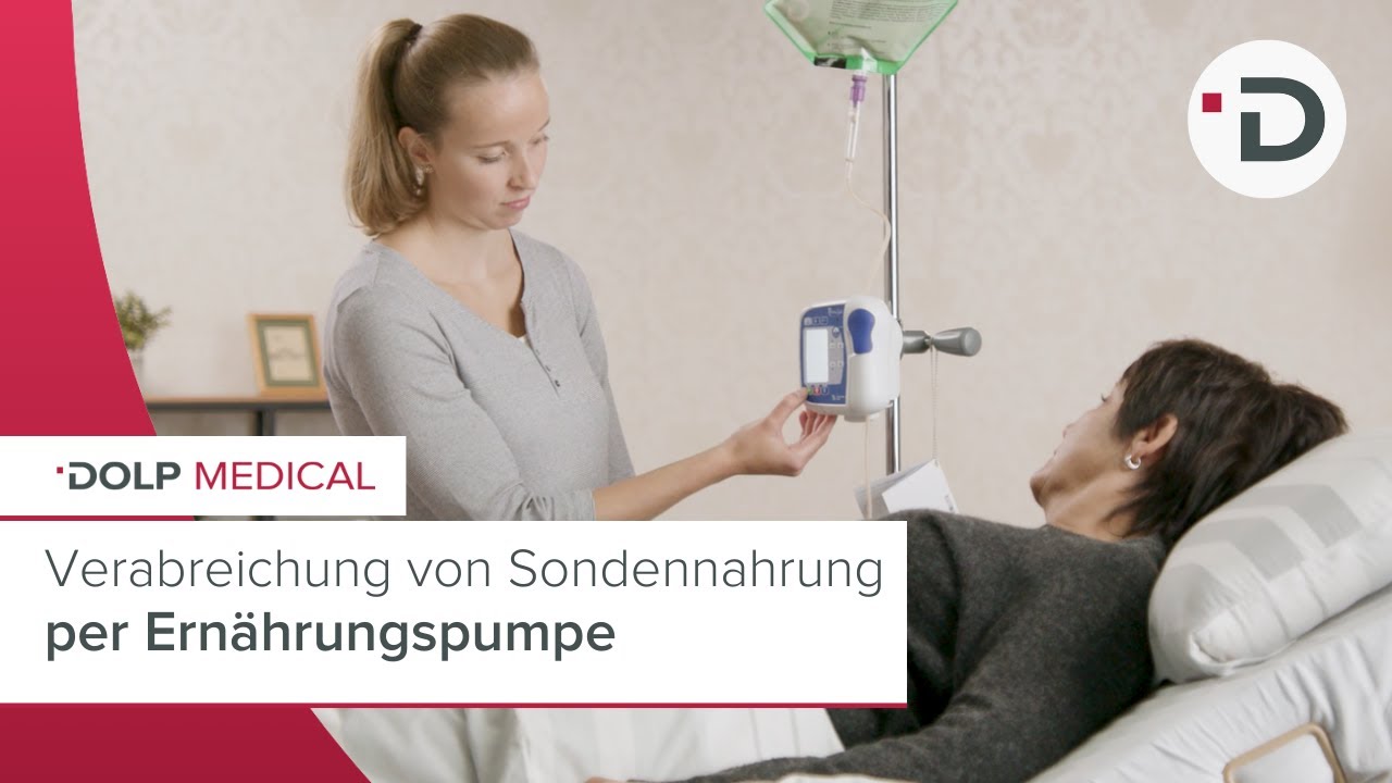 Sondennahrung mit einer Ernährungspumpe verabreichen I DOLPEDIA