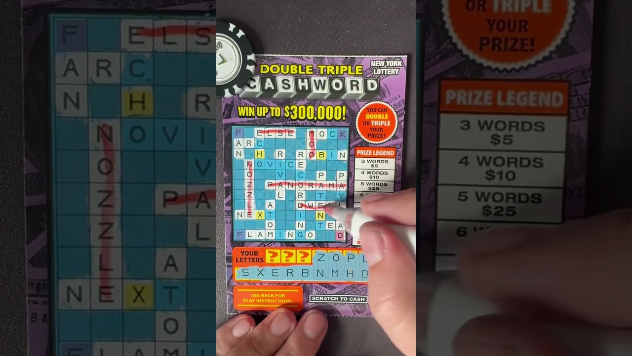 5 words winner Double Triple Cashword Scratchoff lottery #scratchoff #lotteryticket #lottery #usa