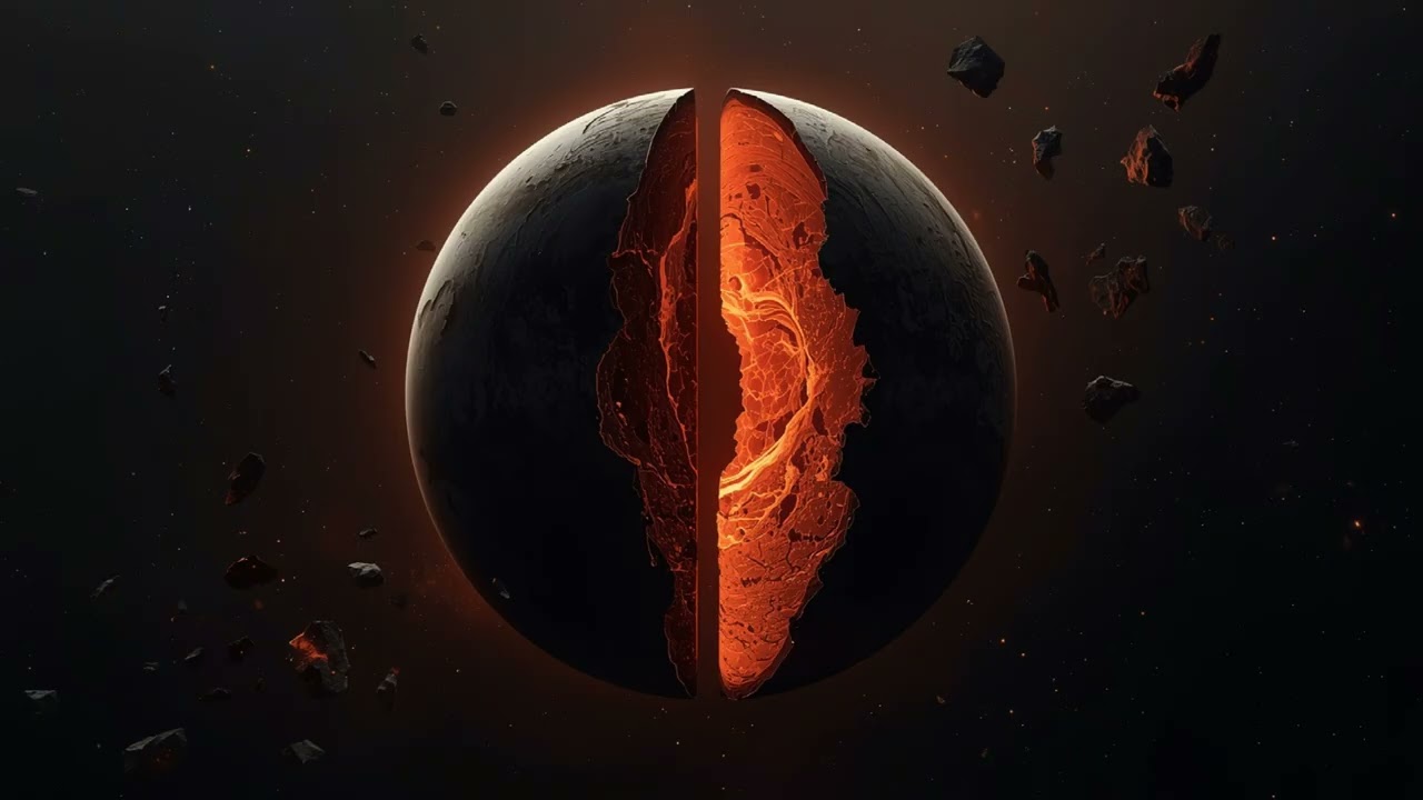 The Cleaved World Core Revealed 🔥 2 Hour Planetary Cataclysm Soundscape  Floating Crust Fragments