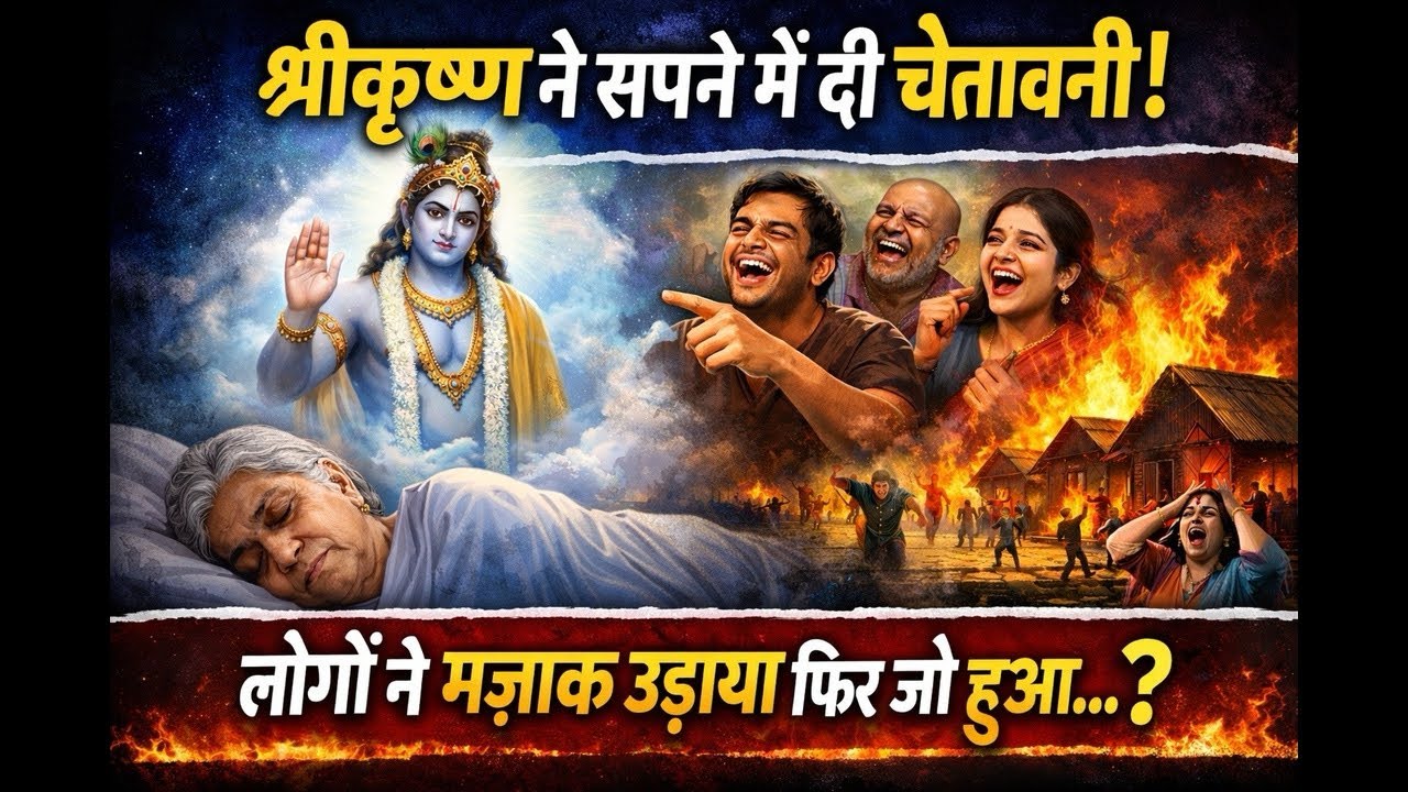 श्रीकृष्ण ने सपने में दी चेतावनी ! लोगो ने मज़ाक उड़ाया फिर जो हुआ वो सुनिए  