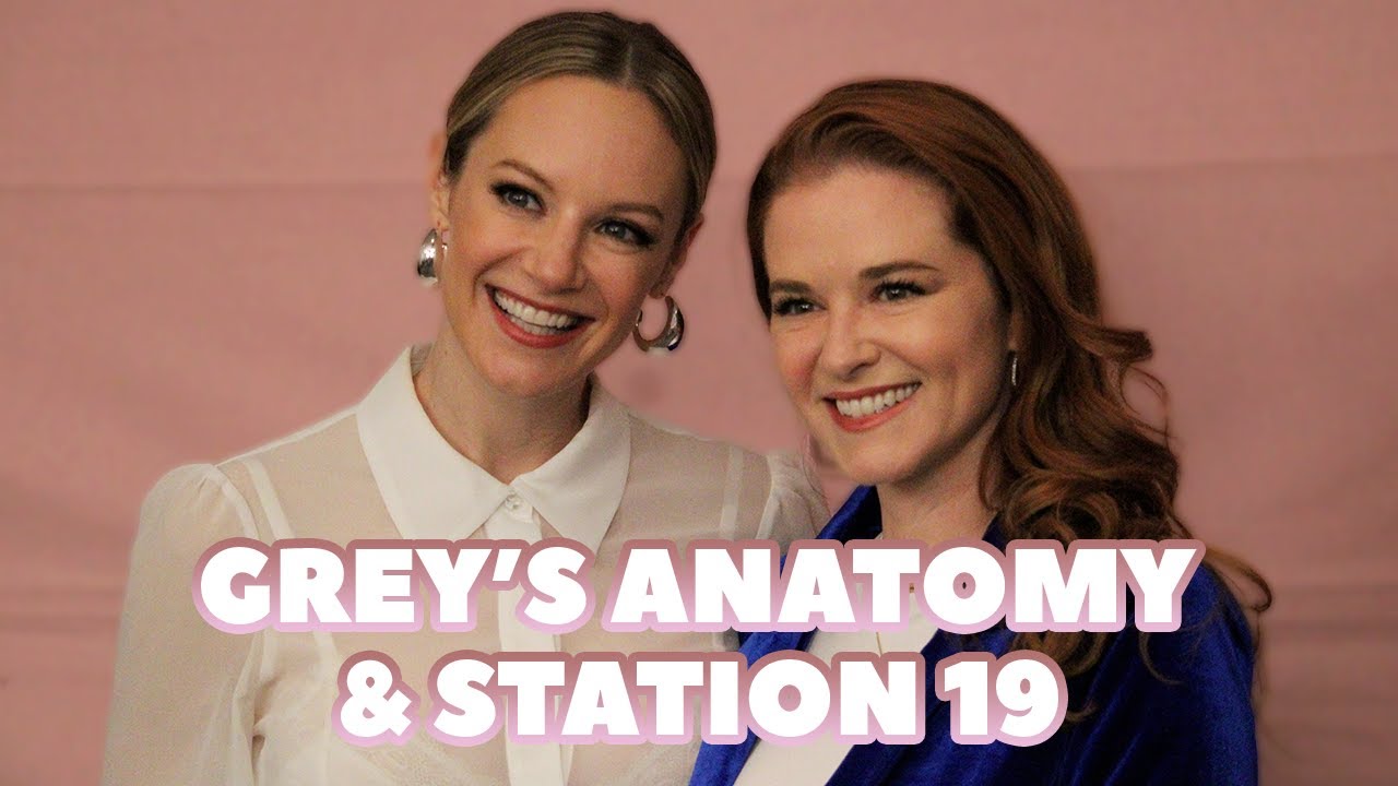 Danielle Savre & Sarah Drew meeting the fans of Station 19 and Grey's Anatomy in Paris at the FRR2