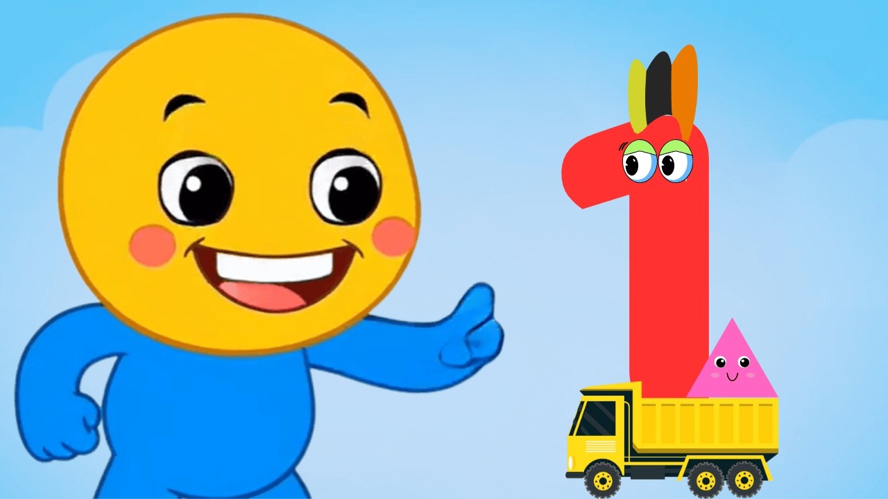 Learn Numbers, Colors, Shapes & Vehicles  Fun Preschool Learning Video