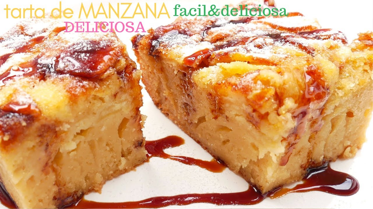 🍰 😋PASTEL de MANZANAS 😋🍰, (tarta RÁPIDA y DELICIOSA)