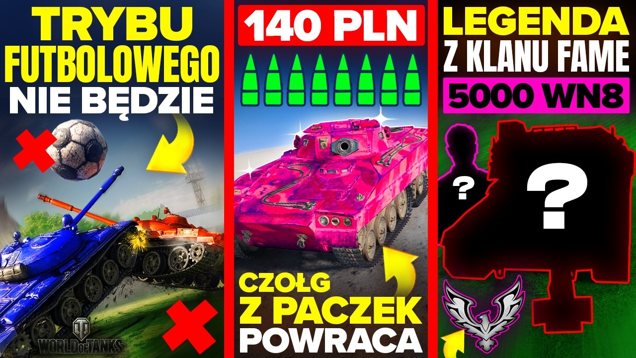 NOWE WYDARZENIE z NAGRODAMI! PRO GRACZ z KLANU FAME i POWR&Oacute;T CZOŁGU z PACZEK!