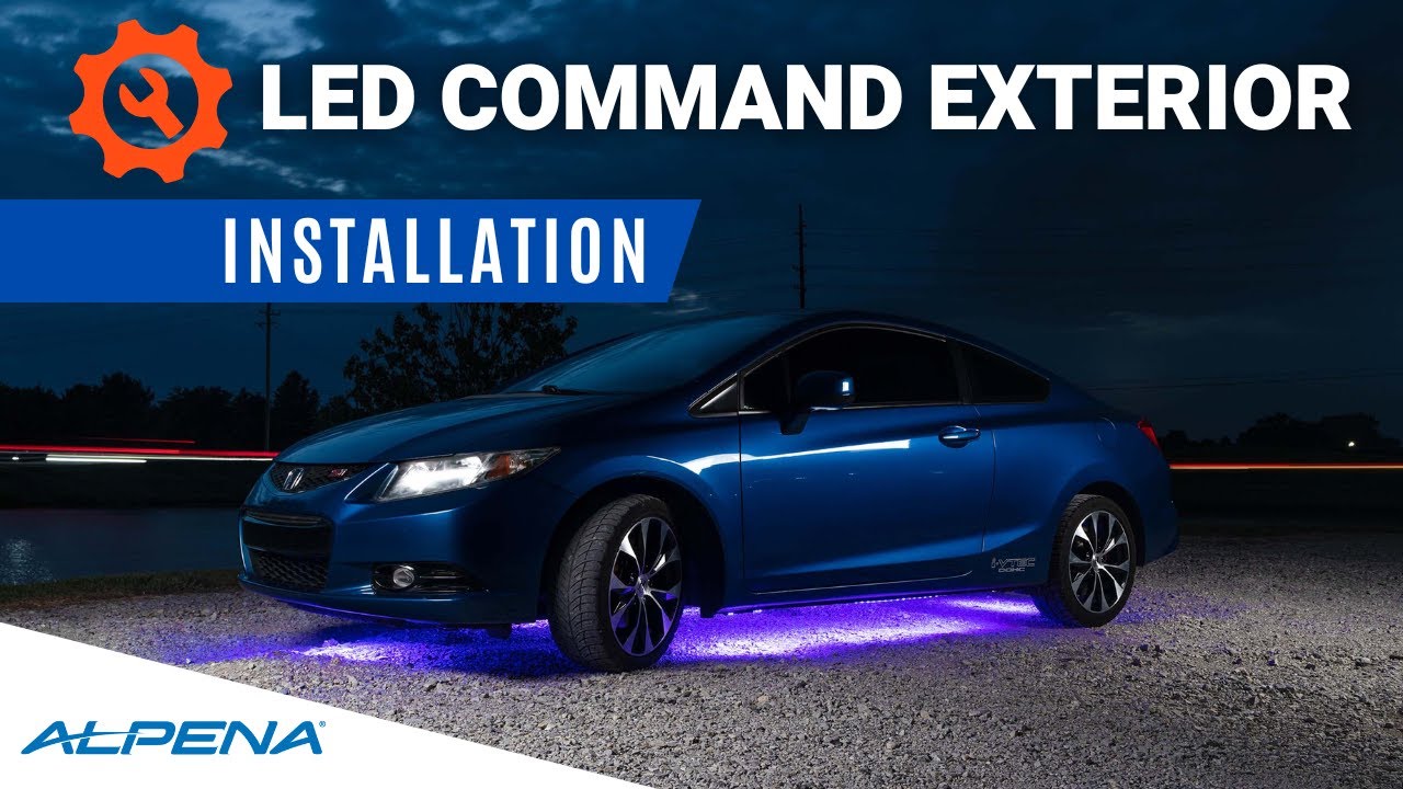 Install LED Command Exterior Kit (Under Glow) from Alpena
