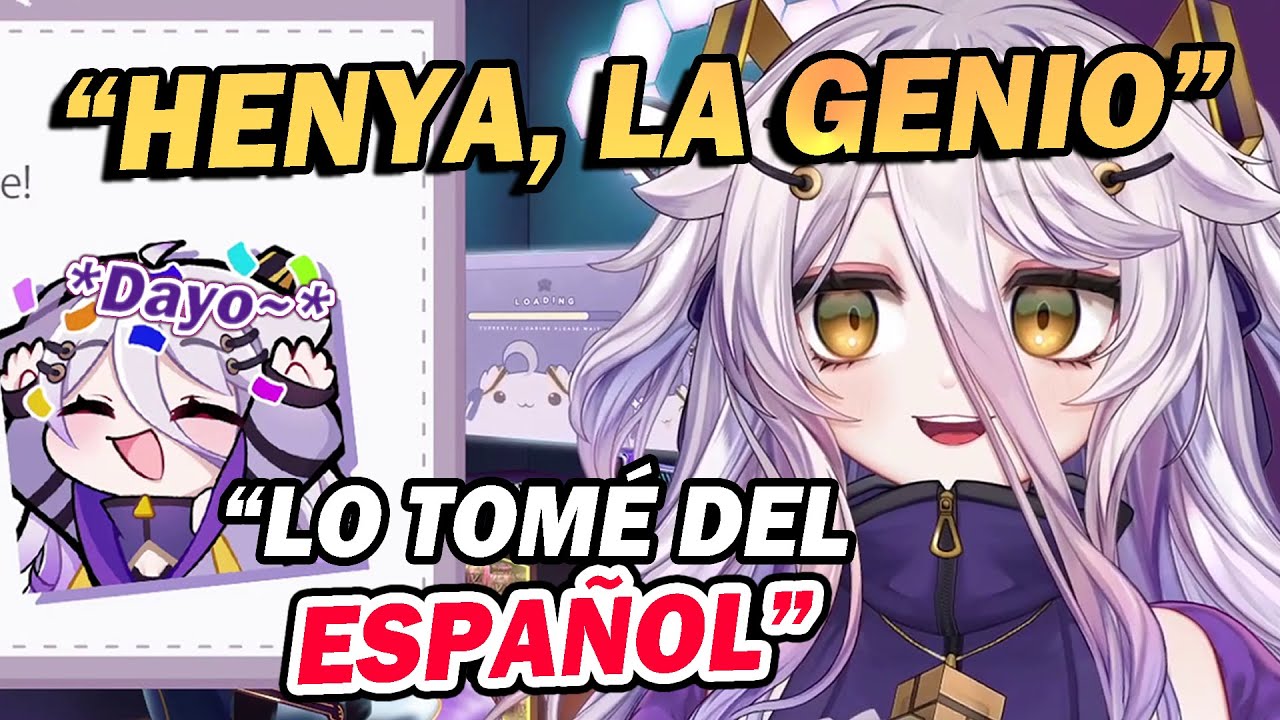 Henya the Genius debuta y cuenta que sacó su nombre del español [VShojo] [Debut] [Sub Esp]