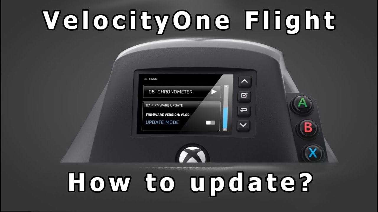 Turtle Beach VelocityOne Flight update tutorial.