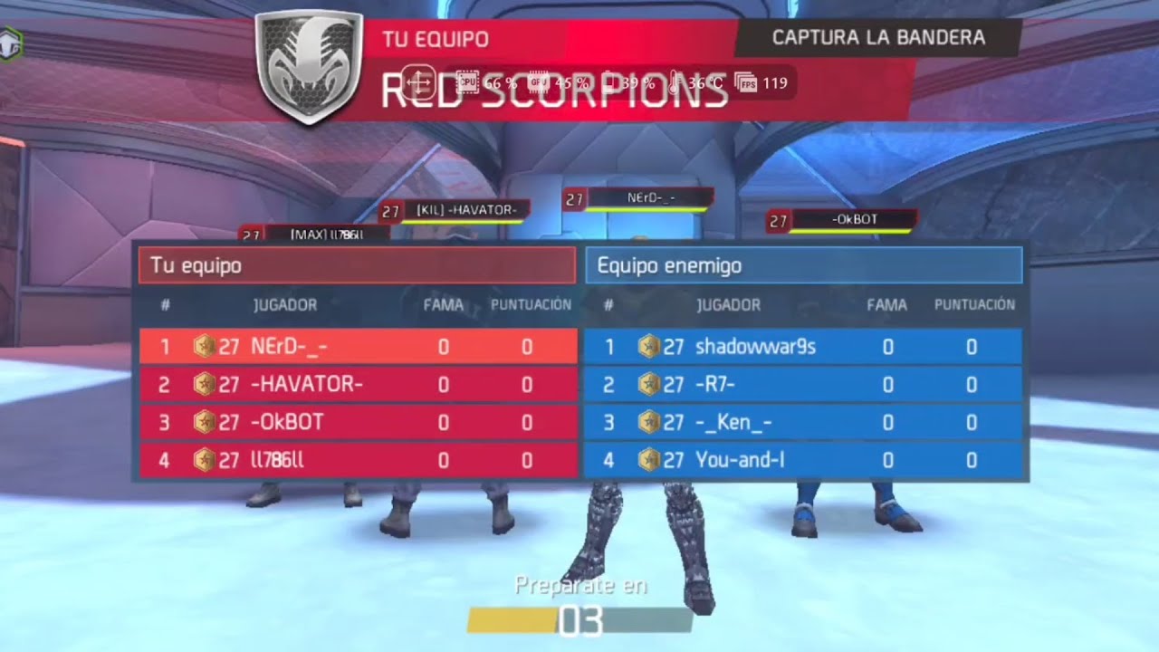 Vs shadowwar9s , -R7- , -_Ken_- , You-and-I |Shadowgun legends
