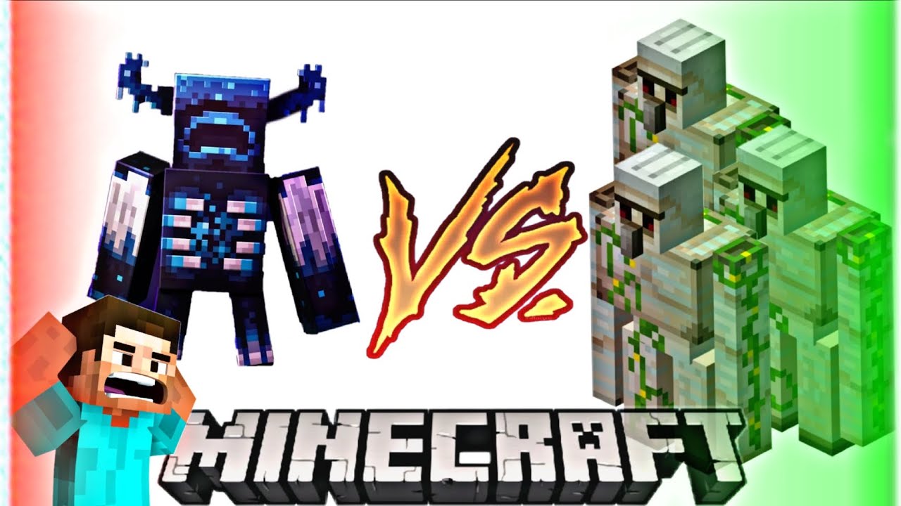 Minecraft warden vs iron golem group? 