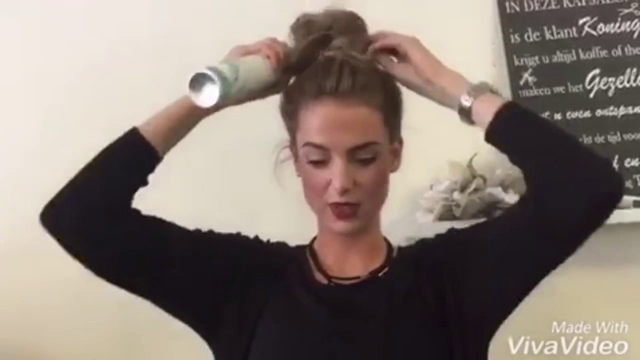 DIY - haar opsteken knot met vlecht | AMI Kappers