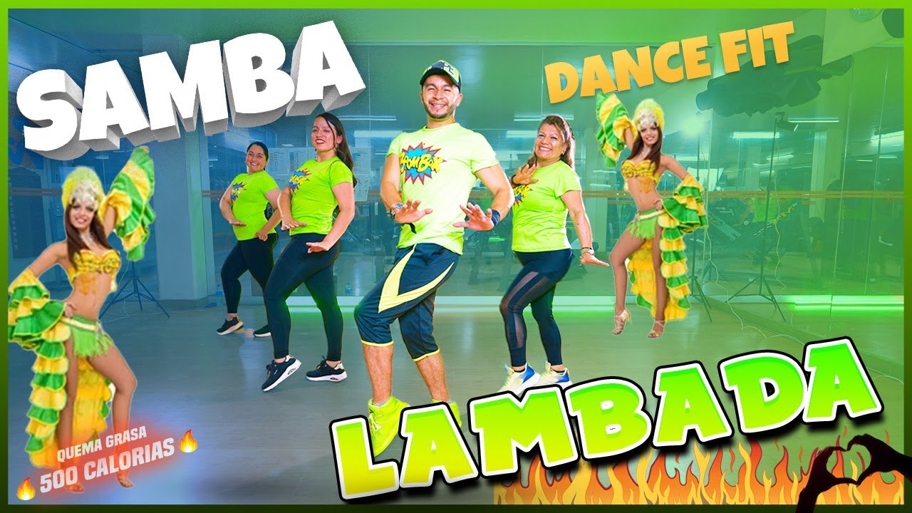 SAMBA y LAMBADA 3 🔥 Zumba para BAJAR DE PESO en CASA 🔥 CARDIO BOMBA