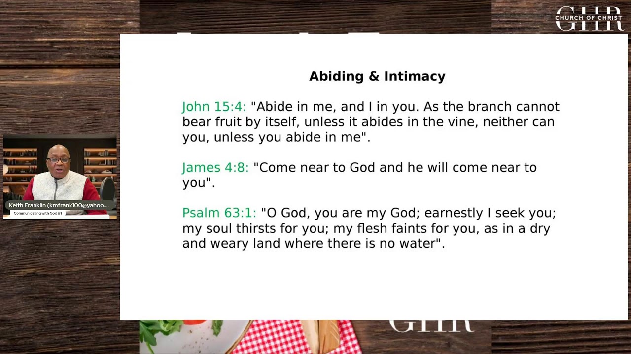 Communication With God