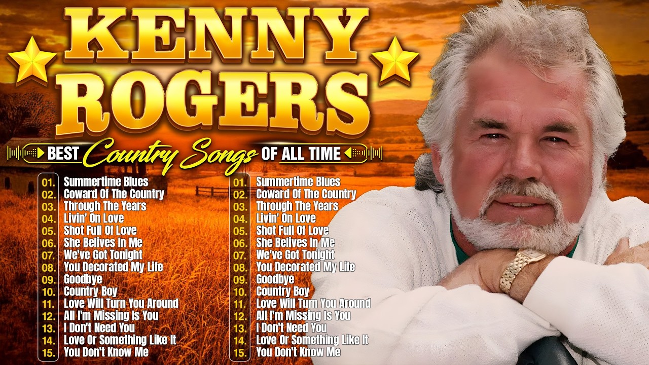 Kenny Rogers Golden Country Songs ⭐ Full Album 🎸 Classic & Old Country