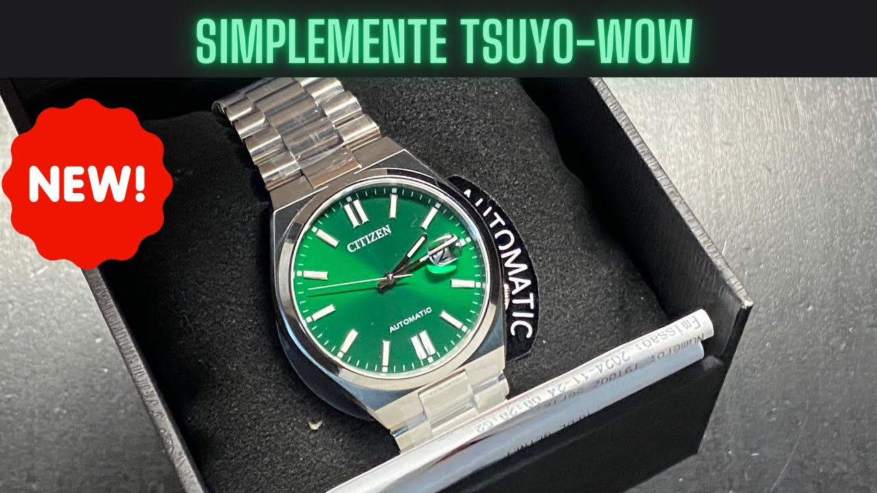 HOY es el MEJOR momento para comprar un TSUYOSA - Desempaquetado del CITIZEN NJ0150-81X (verde)