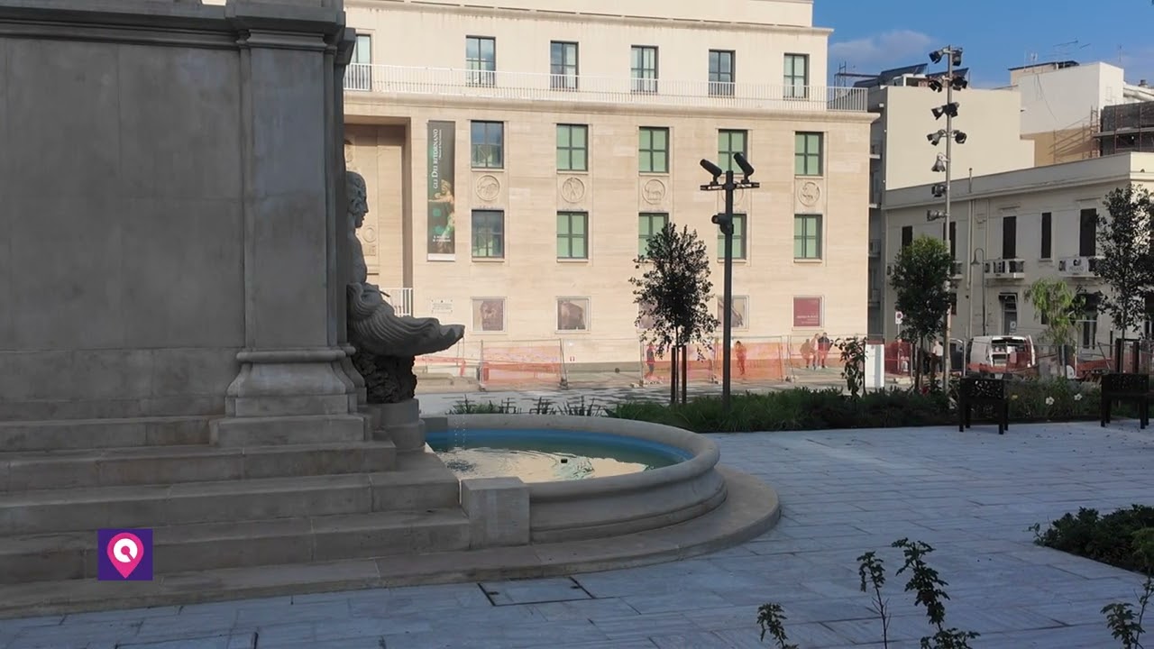 Reggio Calabria, lavori conclusi in piazza De Nava: Ecco il risultato finale