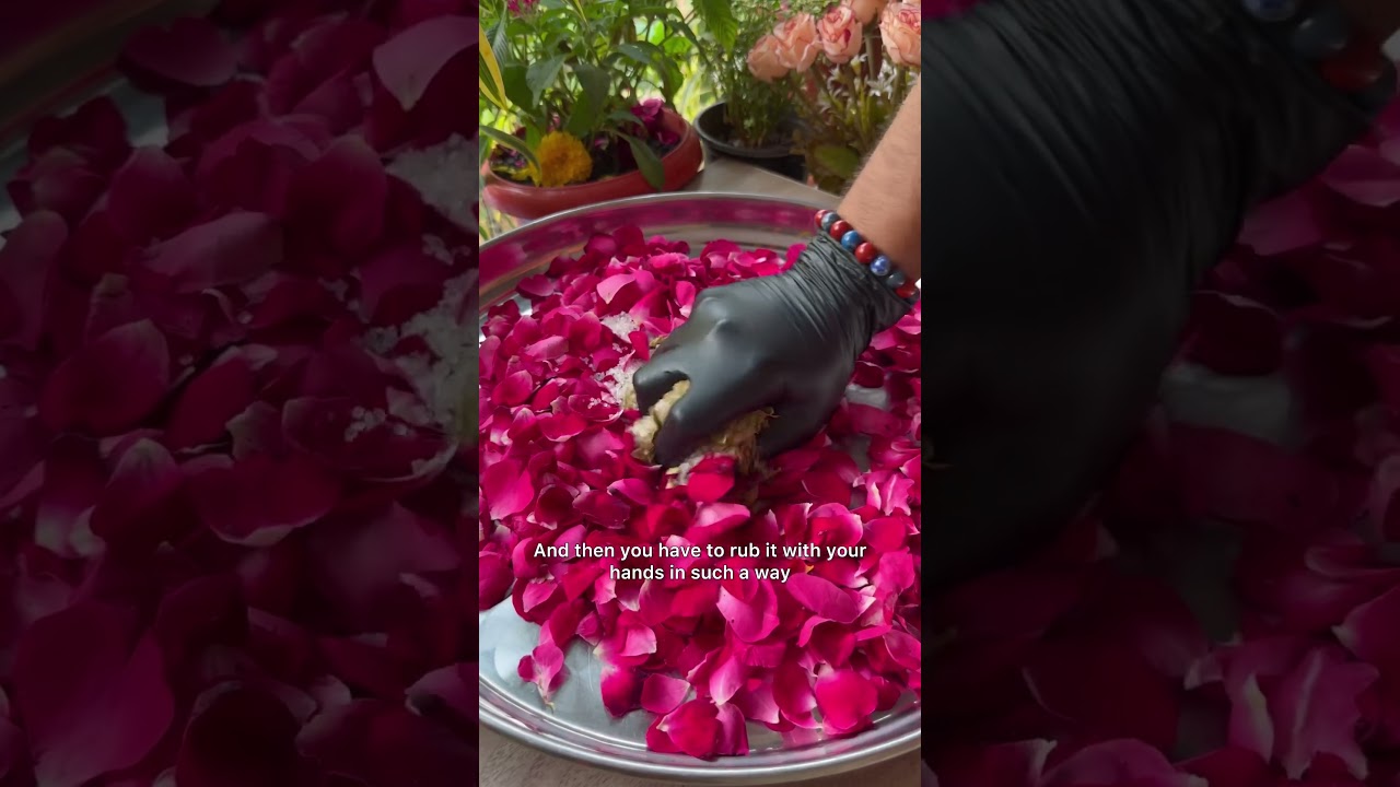 Homemade gulkand made with 100% real rose🌹. 