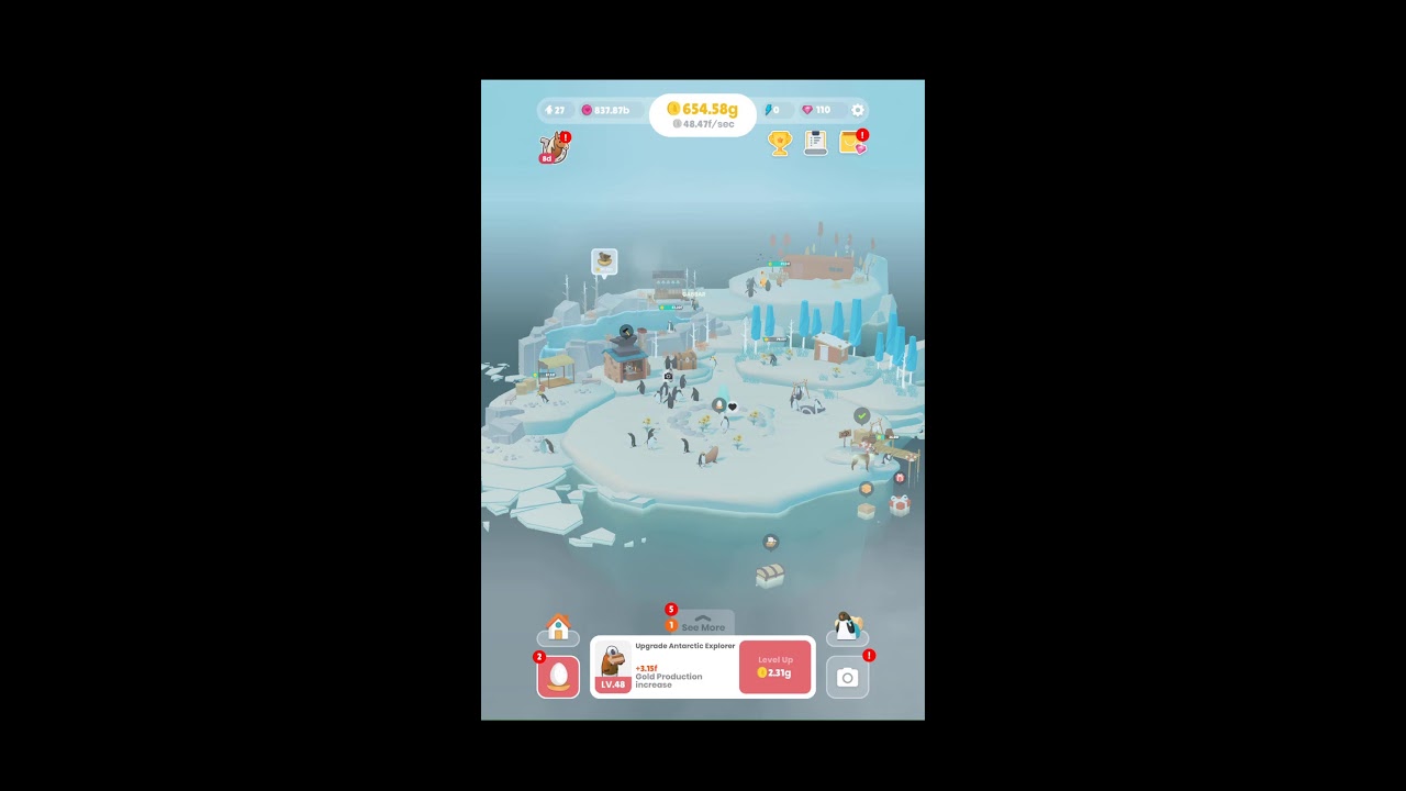 Building Penguin Paradise 🏝️ | Penguin Isle Gameplay #PenguinIsle #bgmi